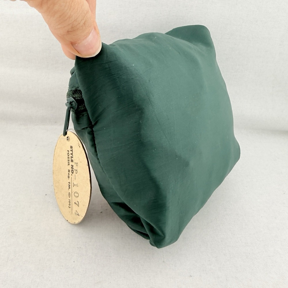 Vintage Fossil Packable Duffel Bag 90s Y2K Carry On Camping Nylon Tote Gorpcore - Picture 10 of 10